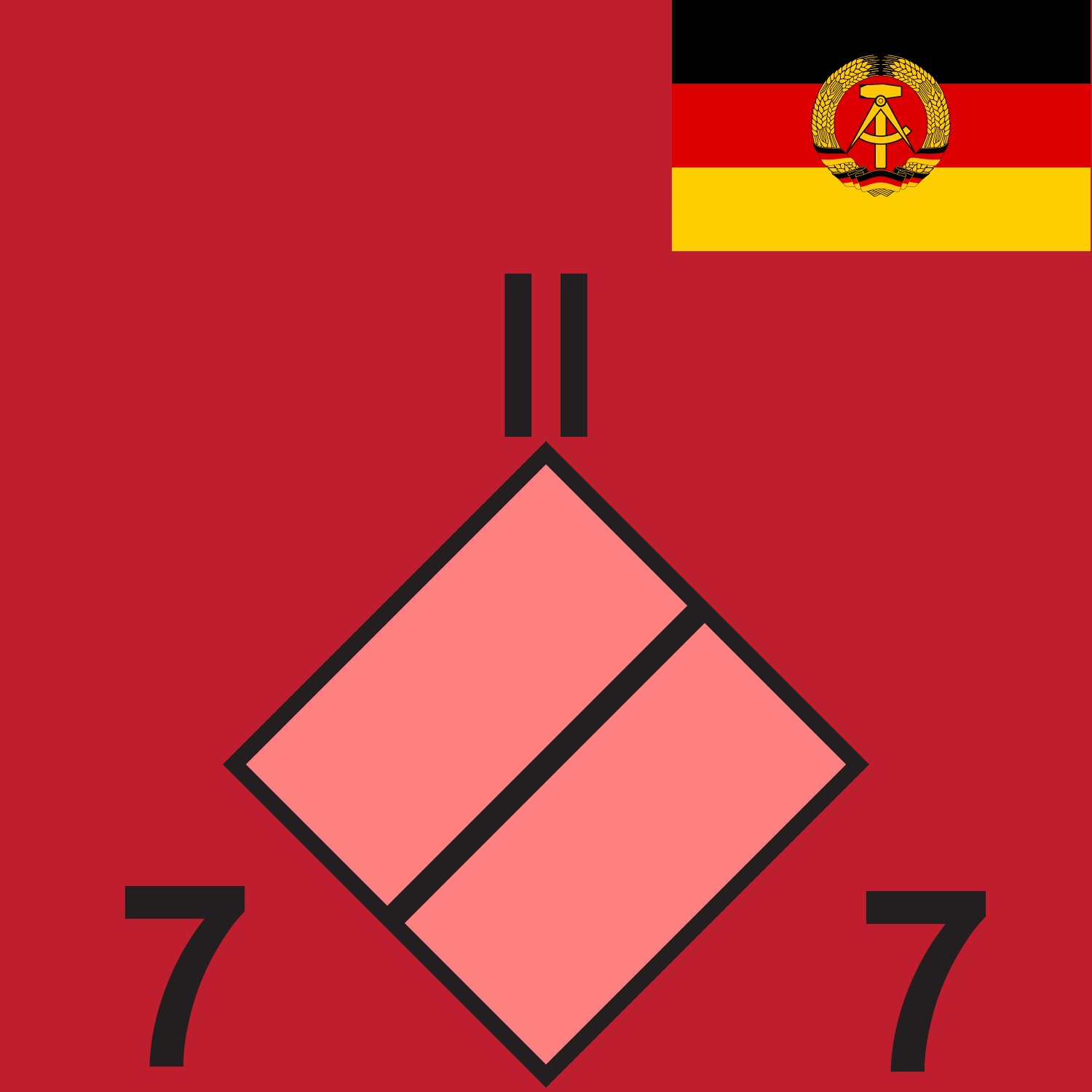 RED GDR 7 CAV BN 1989